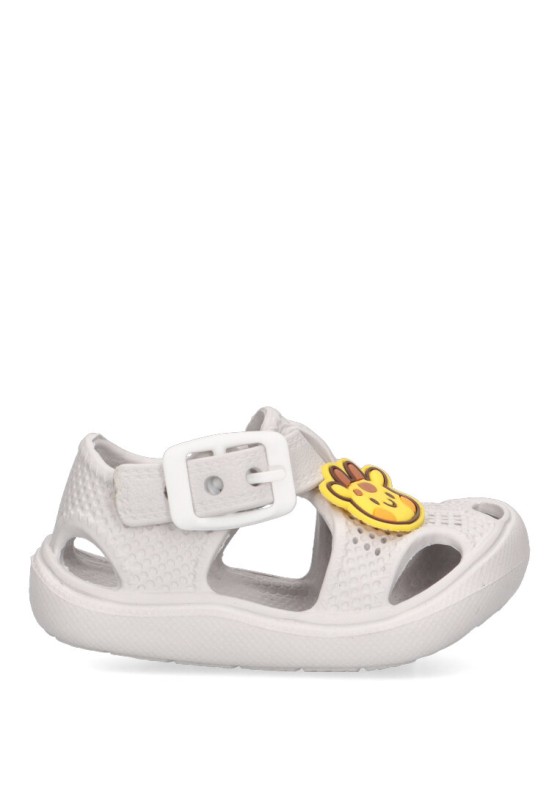 Chanclas sandalias playa de niño JOMIX ss9446 gris goma suela plana
