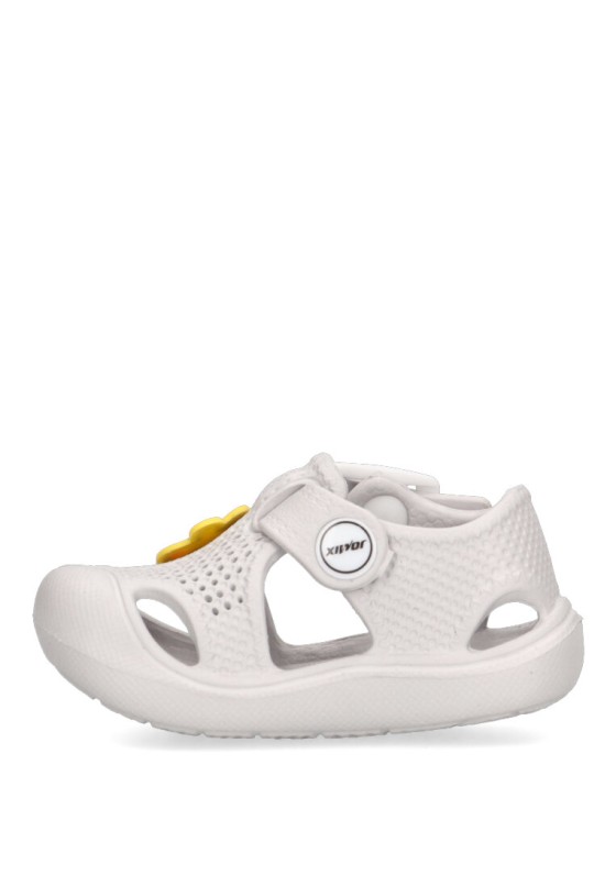 Chanclas sandalias playa de niño JOMIX ss9446 gris goma suela plana