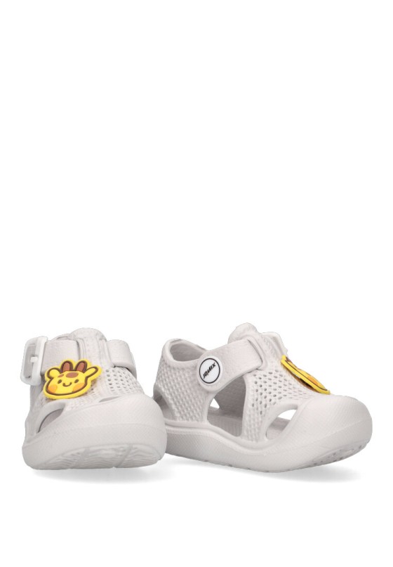 Chanclas sandalias playa de niño JOMIX ss9446 gris goma suela plana