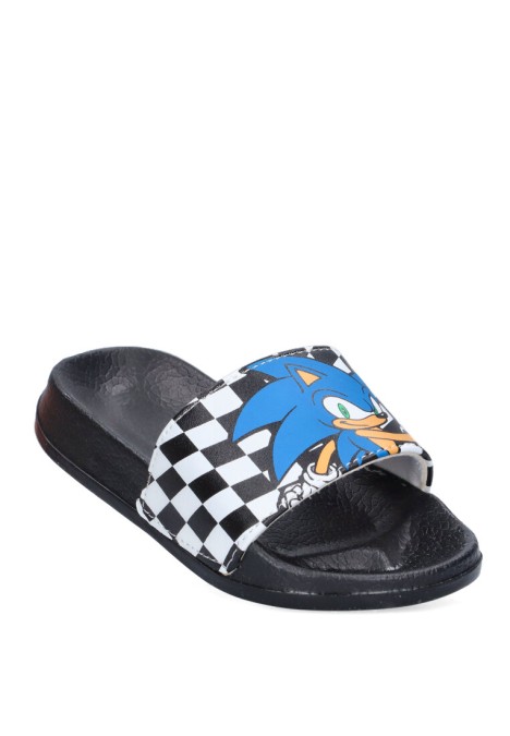 Chanclas sandalias playa de niño LEOMIL sc000130 negro goma suela plana