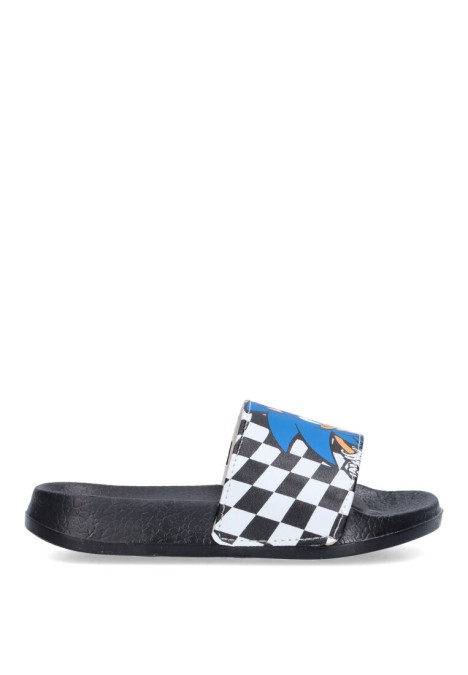 Chanclas sandalias playa de niño LEOMIL sc000130 negro goma suela plana