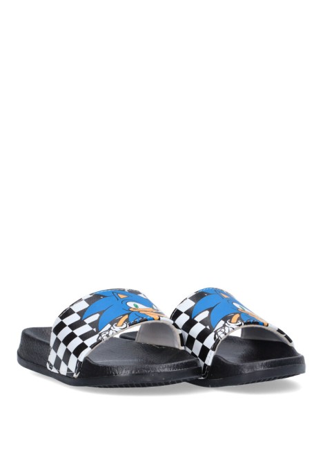 Chanclas sandalias playa de niño LEOMIL sc000130 negro goma suela plana