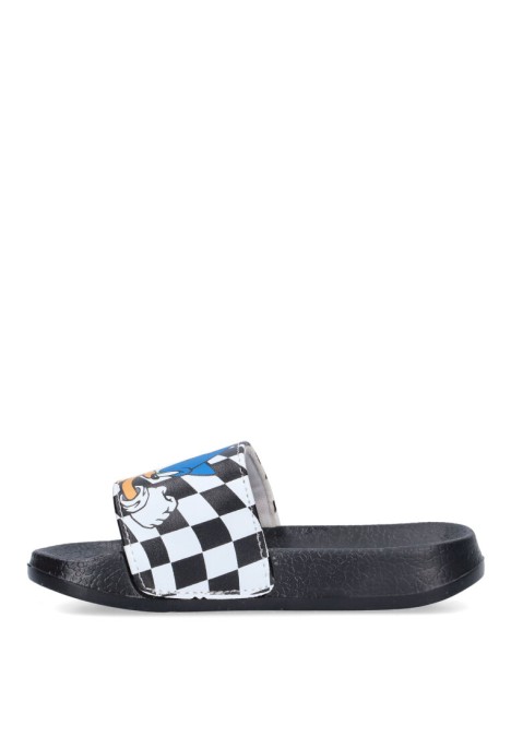 Chanclas sandalias playa de niño LEOMIL sc000130 negro goma suela plana