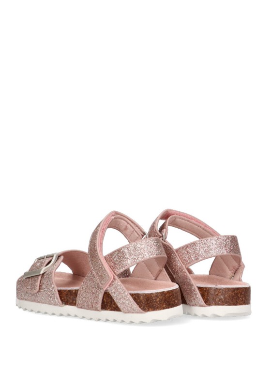 Sandalia de niña ETIKA 13712 rosa sintetico suela plana