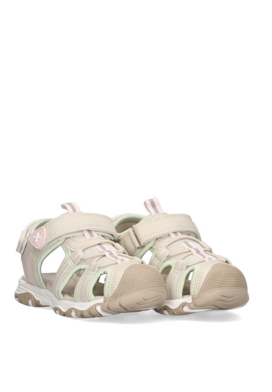Sandalia de niña XTI KIDS 150674 beige sintetico suela plana