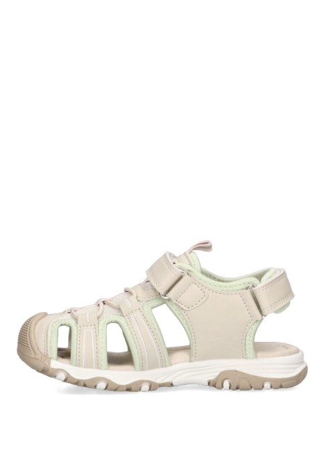 Sandalia de niña XTI KIDS 150674 beige sintetico suela plana