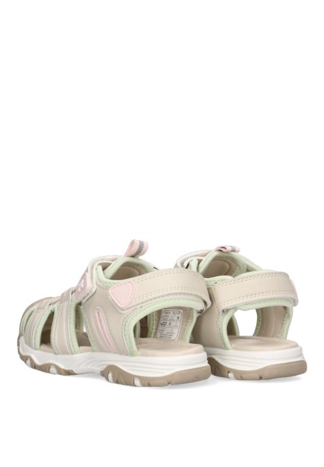 Sandalia de niña XTI KIDS 150674 beige sintetico suela plana