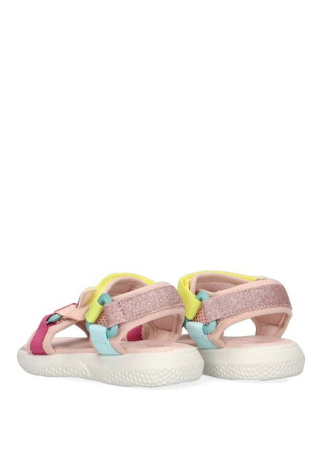 Sandalia de niña LUNA KIDS c641 rosa sintetico suela plana