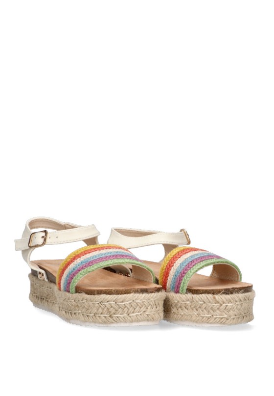 Sandalia de niña LUNA KIDS c928 multicolor sintetico suela doble