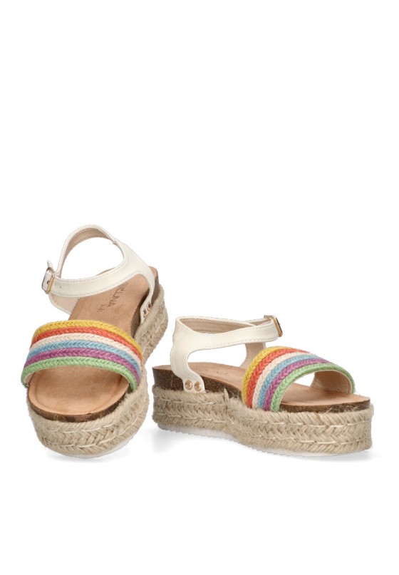 Sandalia de niña LUNA KIDS c928 multicolor sintetico suela doble