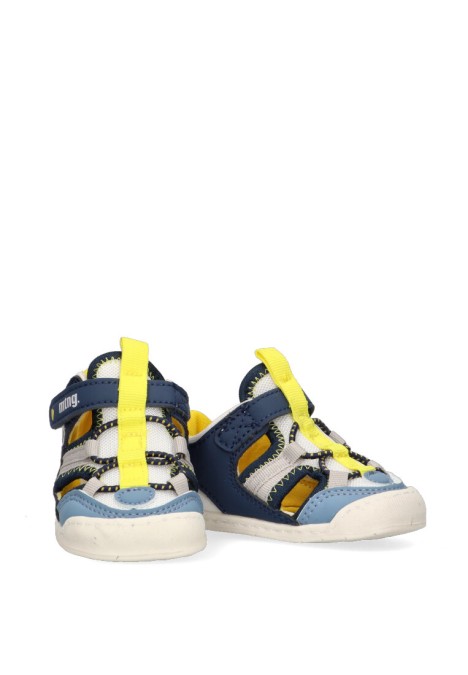 Sandalia de niño Mustang Kids 48908 marino sintetico suela plana