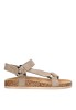 Sandalia de mujer Luna Collection 27-1223 beige sintetico suela plana