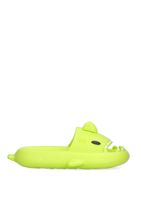Chanclas sandalias playa de mujer JOMIX sd9422 verde goma suela plana