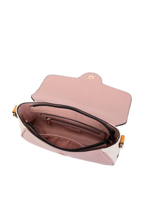 Bolso bandolera pequeña de mujer BINNARI 20021 nude sintetico 