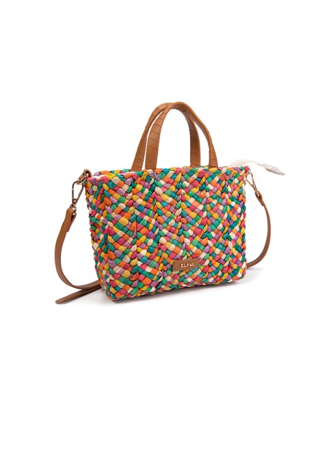 Bolso de mujer Luna Collection emma 2 multicolor rafia 