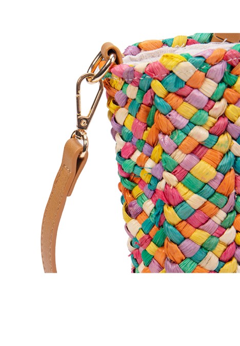 Bolso de mujer Luna Collection emma 2 multicolor rafia 