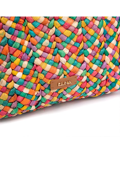 Bolso de mujer Luna Collection emma 2 multicolor rafia 