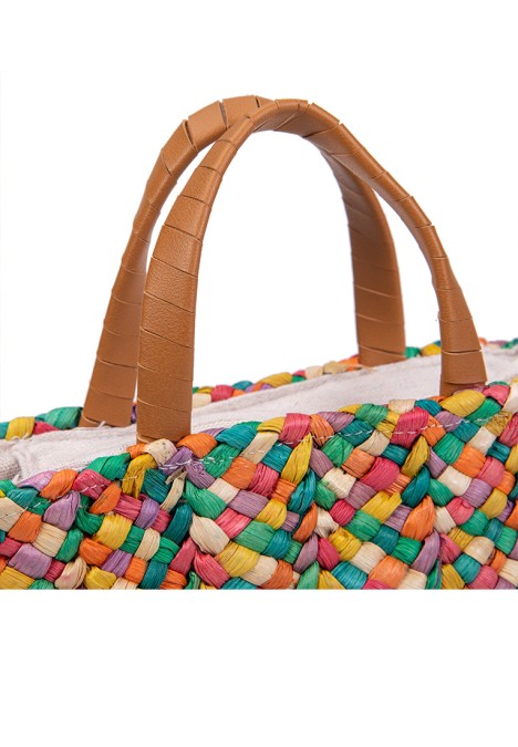 Bolso de mujer Luna Collection emma 2 multicolor rafia 