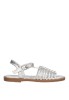 Sandalia de niña LUNA KIDS c957 plata sintetico suela plana