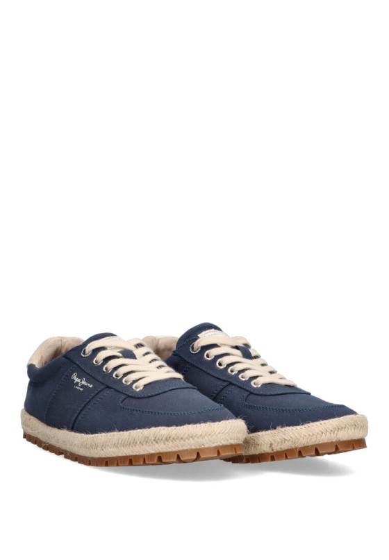 Deportivo de hombre PEPE JEANS pms10323 marino textil  suela plana