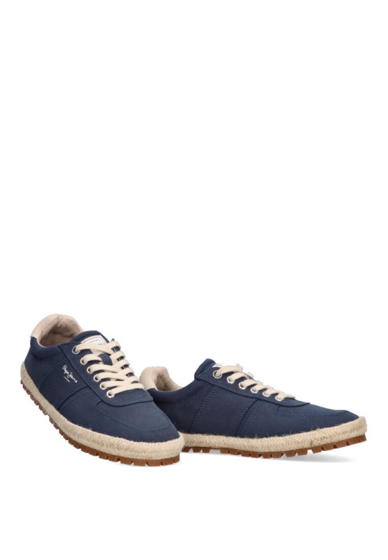 Deportivo de hombre PEPE JEANS pms10323 marino textil  suela plana