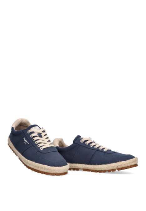 Deportivo de hombre PEPE JEANS pms10323 marino textil  suela plana