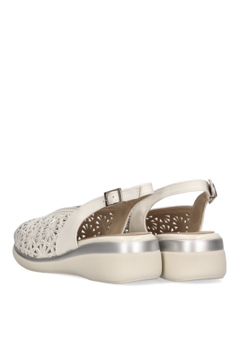 Sandalia plateada de mujer PITILLOS 5593