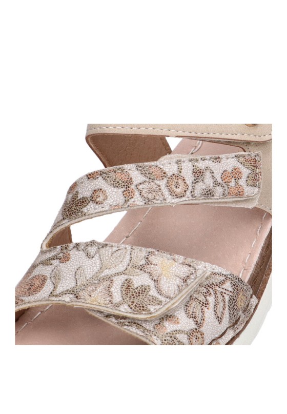 Sandalia de mujer ARMONY 41023 beige sintetico suela plana