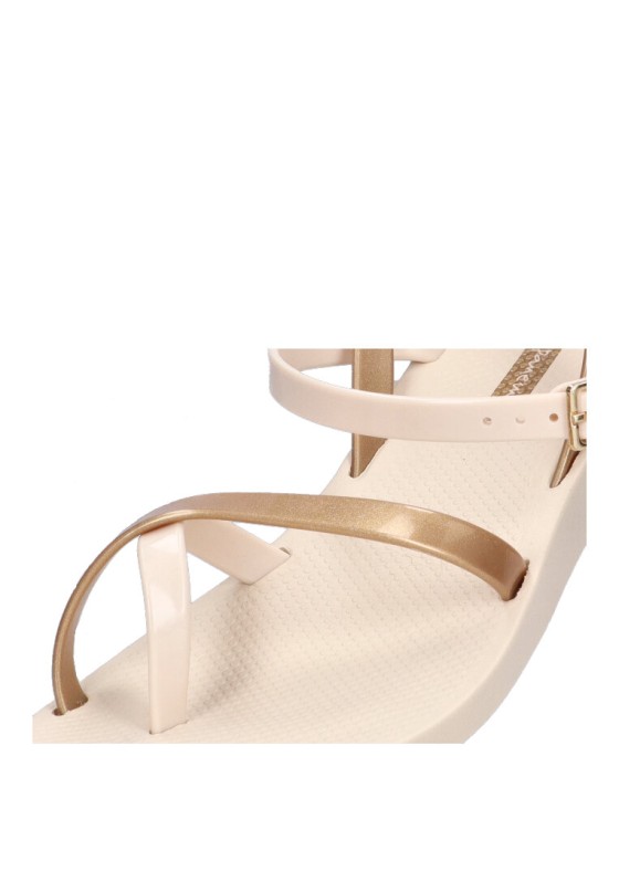 Chanclas sandalias playa de mujer IPANEMA 82842 beige goma suela plana