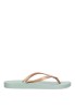 Chanclas sandalias playa de mujer IPANEMA 81030 verde goma suela plana
