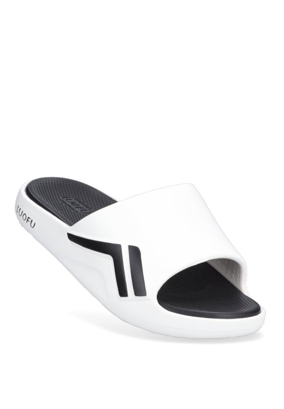 Chanclas sandalias playa de hombre JOMIX su9087 blanco goma suela plana