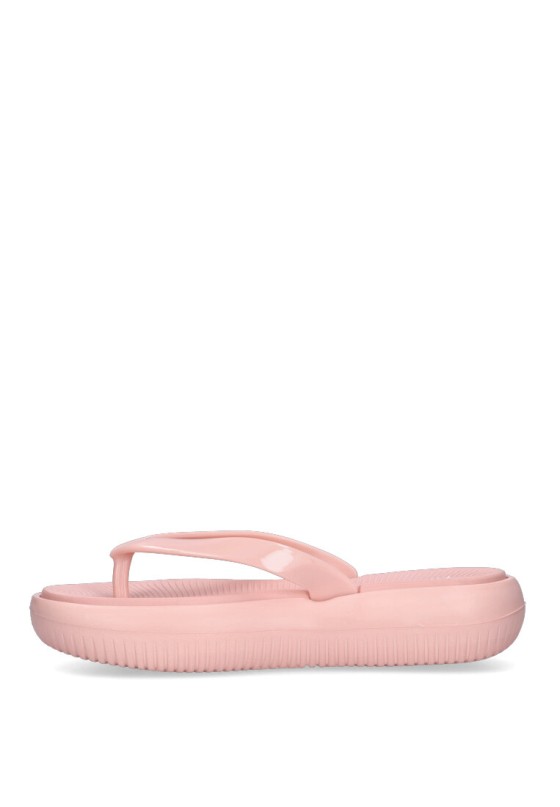 Chanclas sandalias playa de mujer JOMIX sd8287 rosa goma cuña media