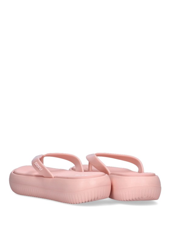 Chanclas sandalias playa de mujer JOMIX sd8287 rosa goma cuña media