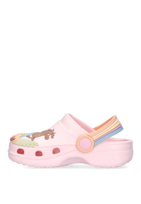 Chanclas sandalias playa de niña JOMIX ss9398 rosa goma suela plana