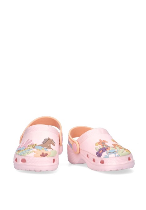 Chanclas sandalias playa de niña JOMIX ss9398 rosa goma suela plana
