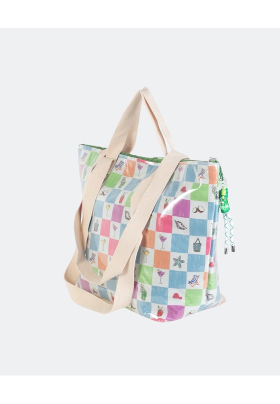 Bolsa playa de mujer KBAS 2962417 multicolor plástico 
