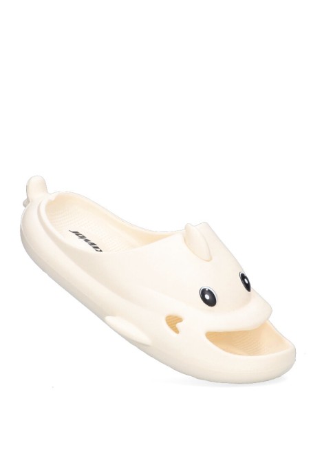 Chanclas sandalias playa de niña JOMIX sb8914 beige goma suela plana