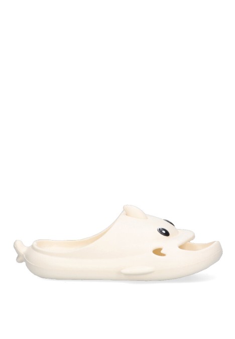 Chanclas sandalias playa de niña JOMIX sb8914 beige goma suela plana