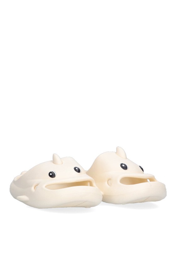 Chanclas sandalias playa de niña JOMIX sb8914 beige goma suela plana