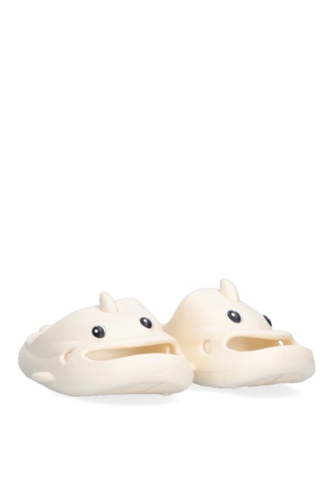 Chanclas sandalias playa de niña JOMIX sb8914 beige goma suela plana