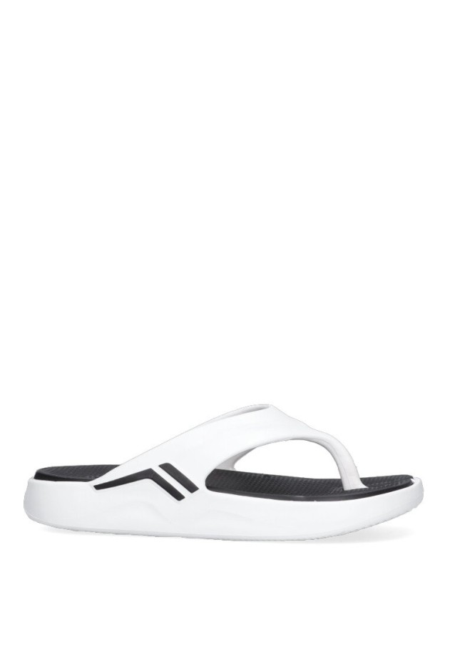Chanclas sandalias playa de hombre JOMIX su9083 blanco goma suela plana