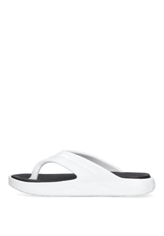 Chanclas sandalias playa de hombre JOMIX su9083 blanco goma suela plana