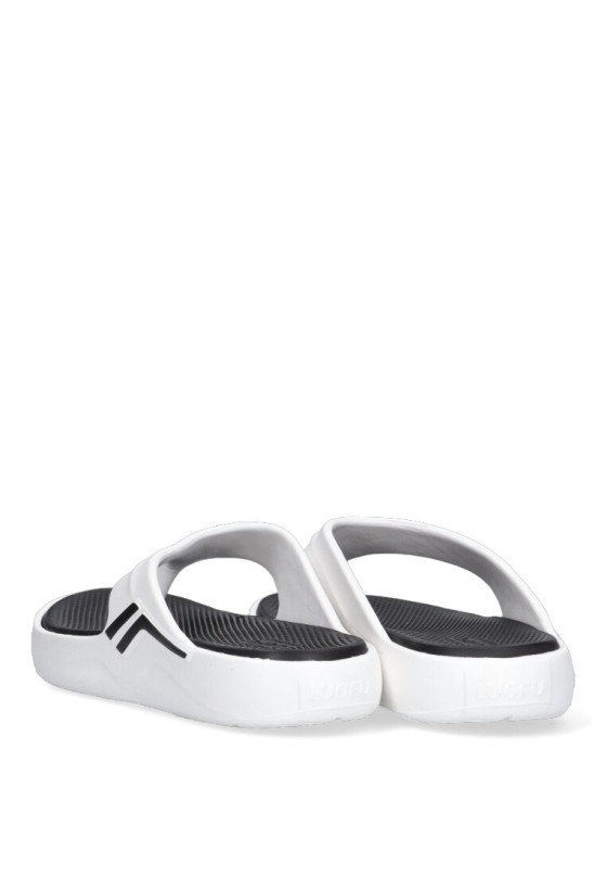 Chanclas sandalias playa de hombre JOMIX su9083 blanco goma suela plana