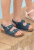 Sandalia de niño ETIKA 17206 azul sintetico suela plana