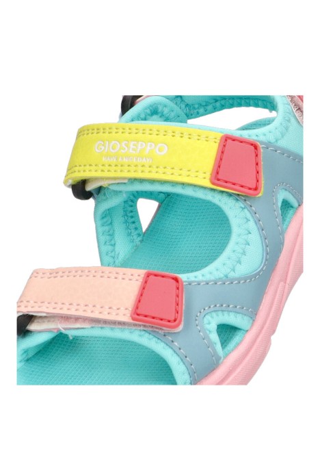 Sandalia de niña GIOSEPPO antillo multicolor textil  suela plana