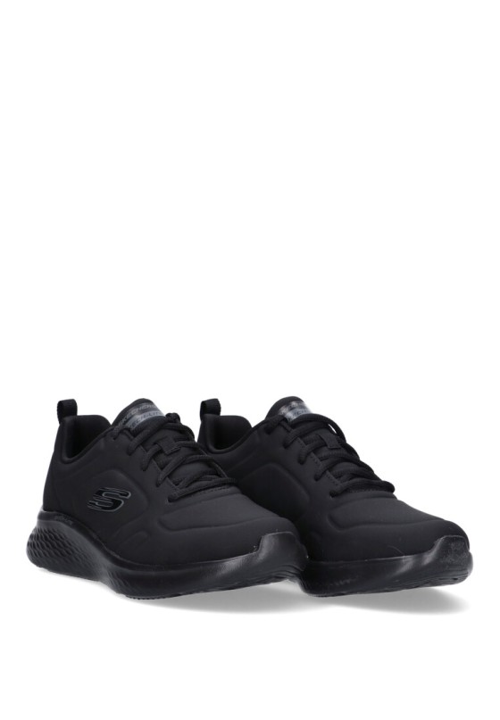 Deportivo de mujer SKECHERS 150047 negro sintetico suela plana