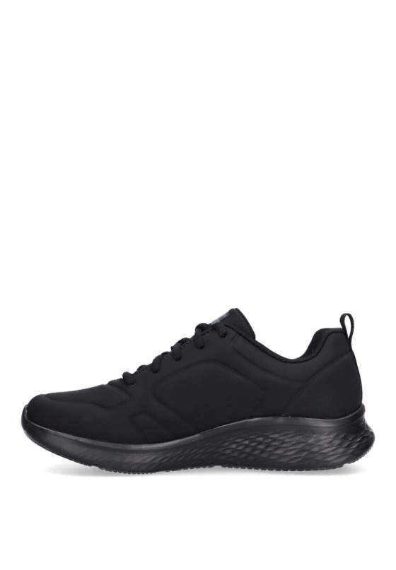 Deportivo de mujer SKECHERS 150047 negro sintetico suela plana