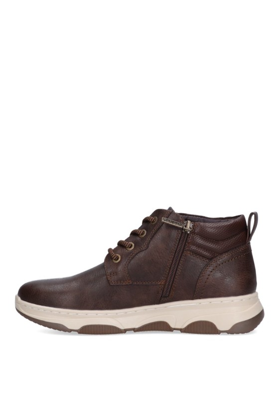 Botin de hombre REFRESH 172142 marron sintetico suela plana