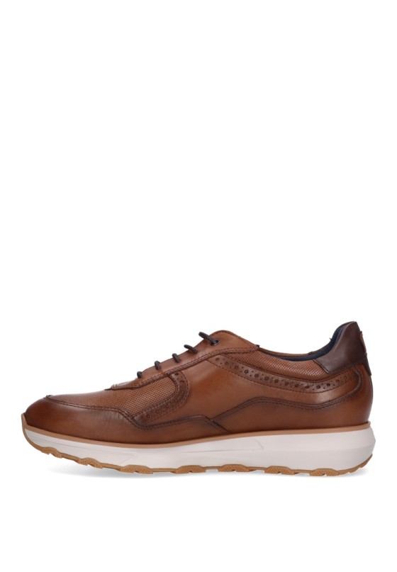 Deportivo de hombre FLUCHOS f2082 camel piel suela plana