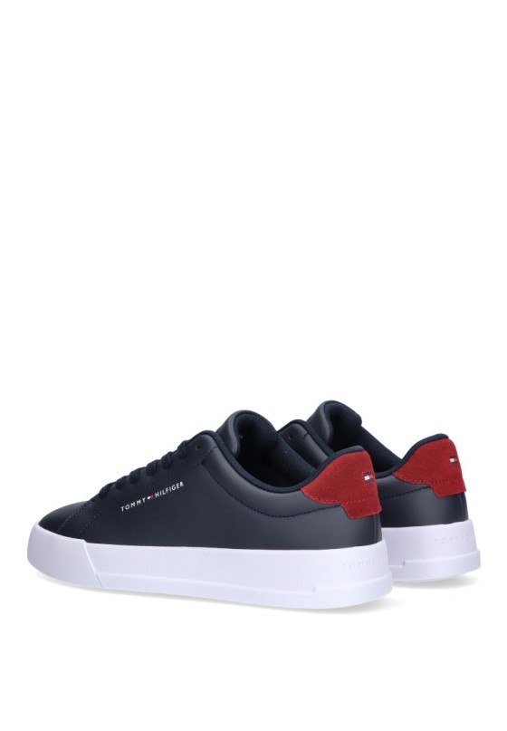 Deportivo de hombre TOMMY HILFIGER fm0fm05297 marino piel suela plana